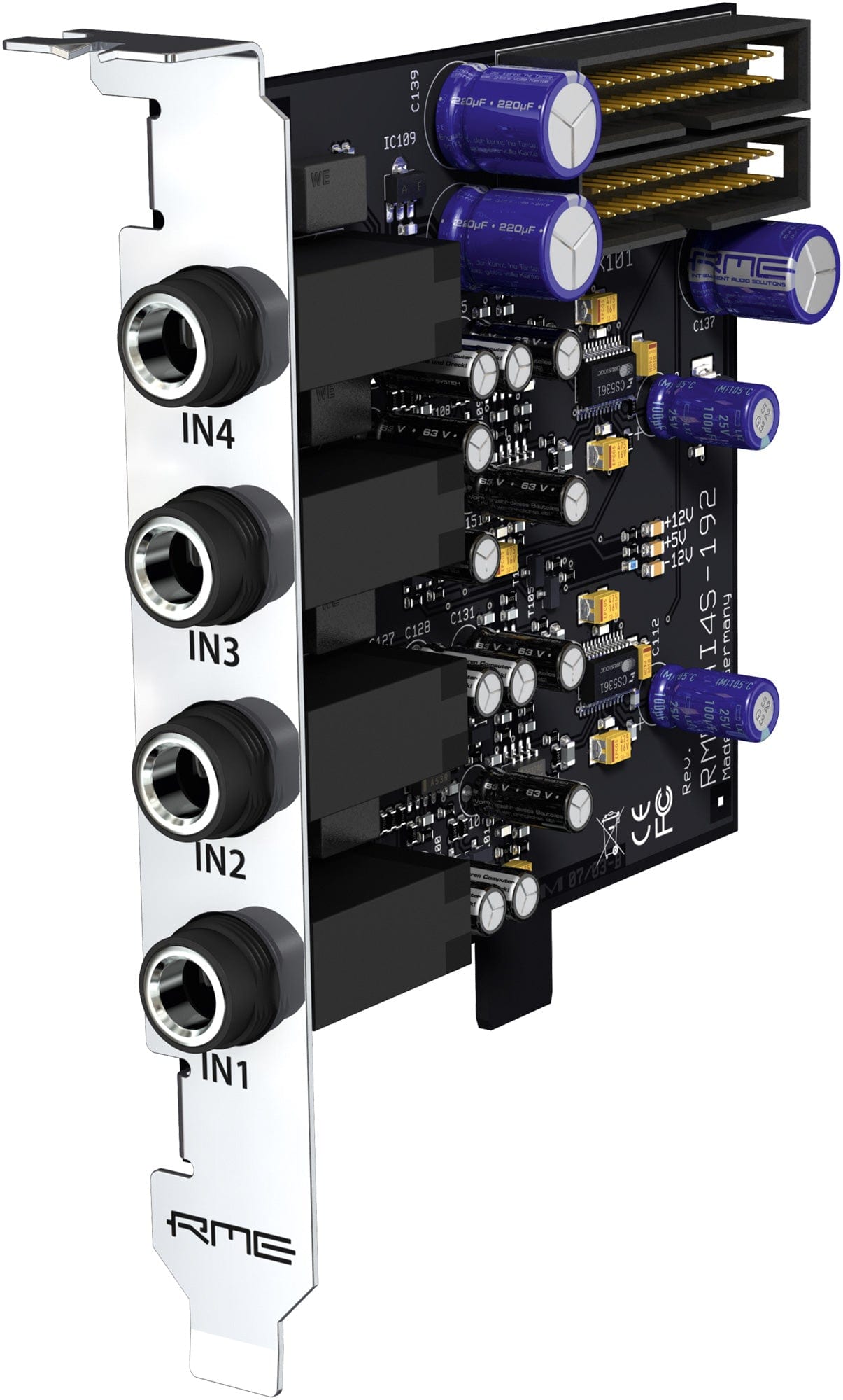 RME AI4S-192 AIO: The Ultimate 4-Channel Analog Input Expansion for HDSPe AIO