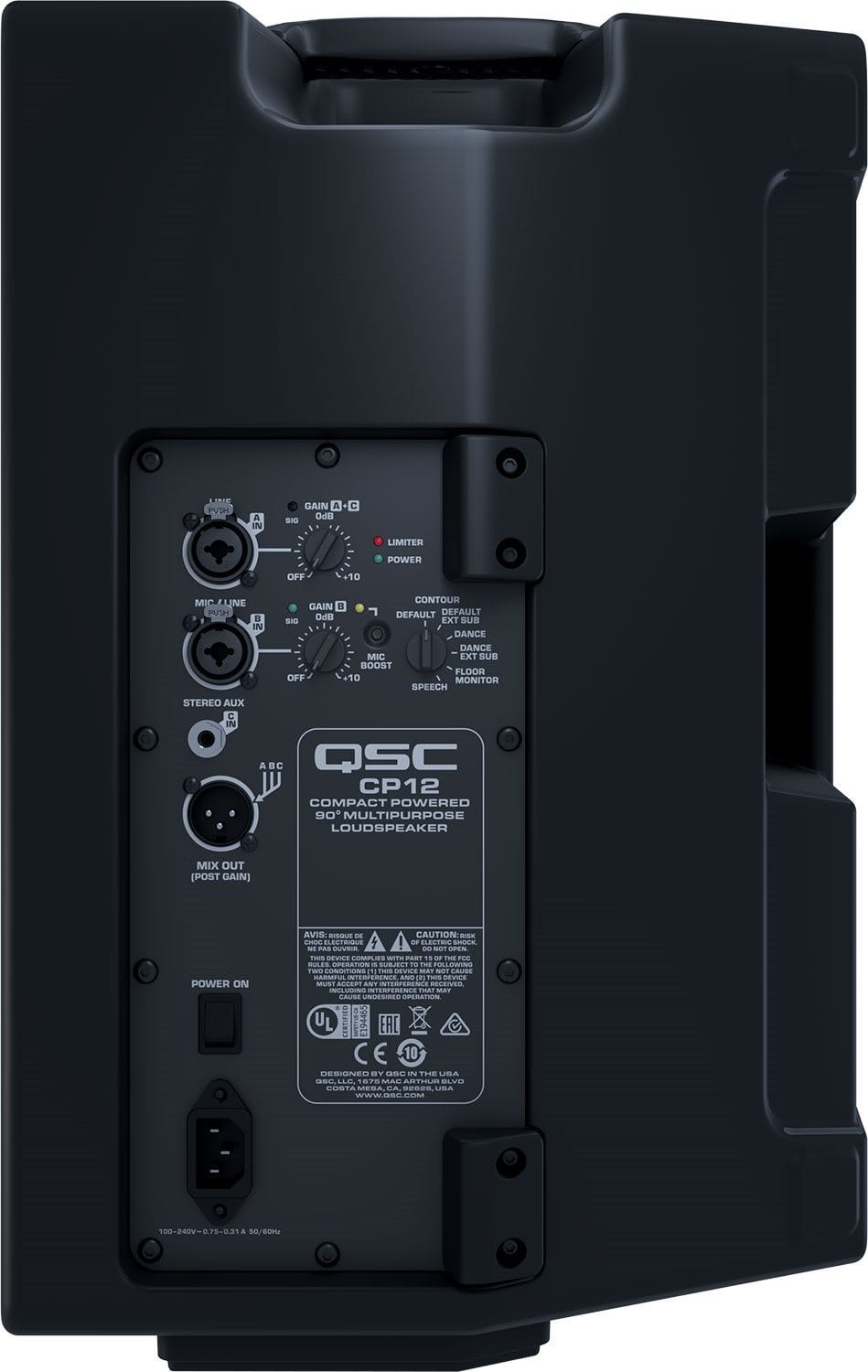 QSC CP12 1000W 12，！