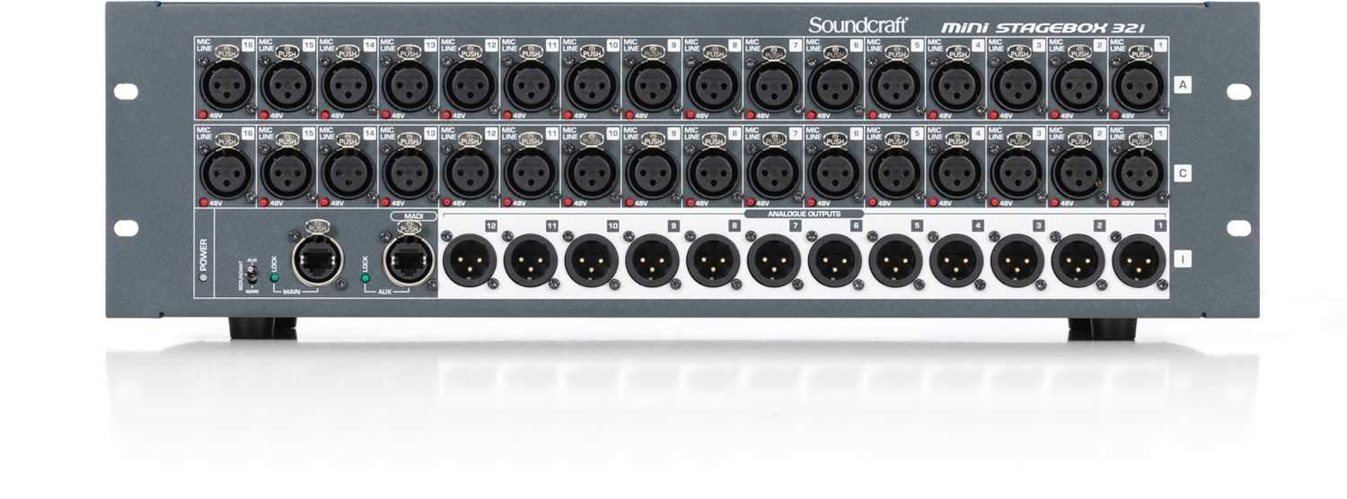 Soundcraft Mini Stagebox 32i: The Ultimate Digital Stagebox with MADI Card