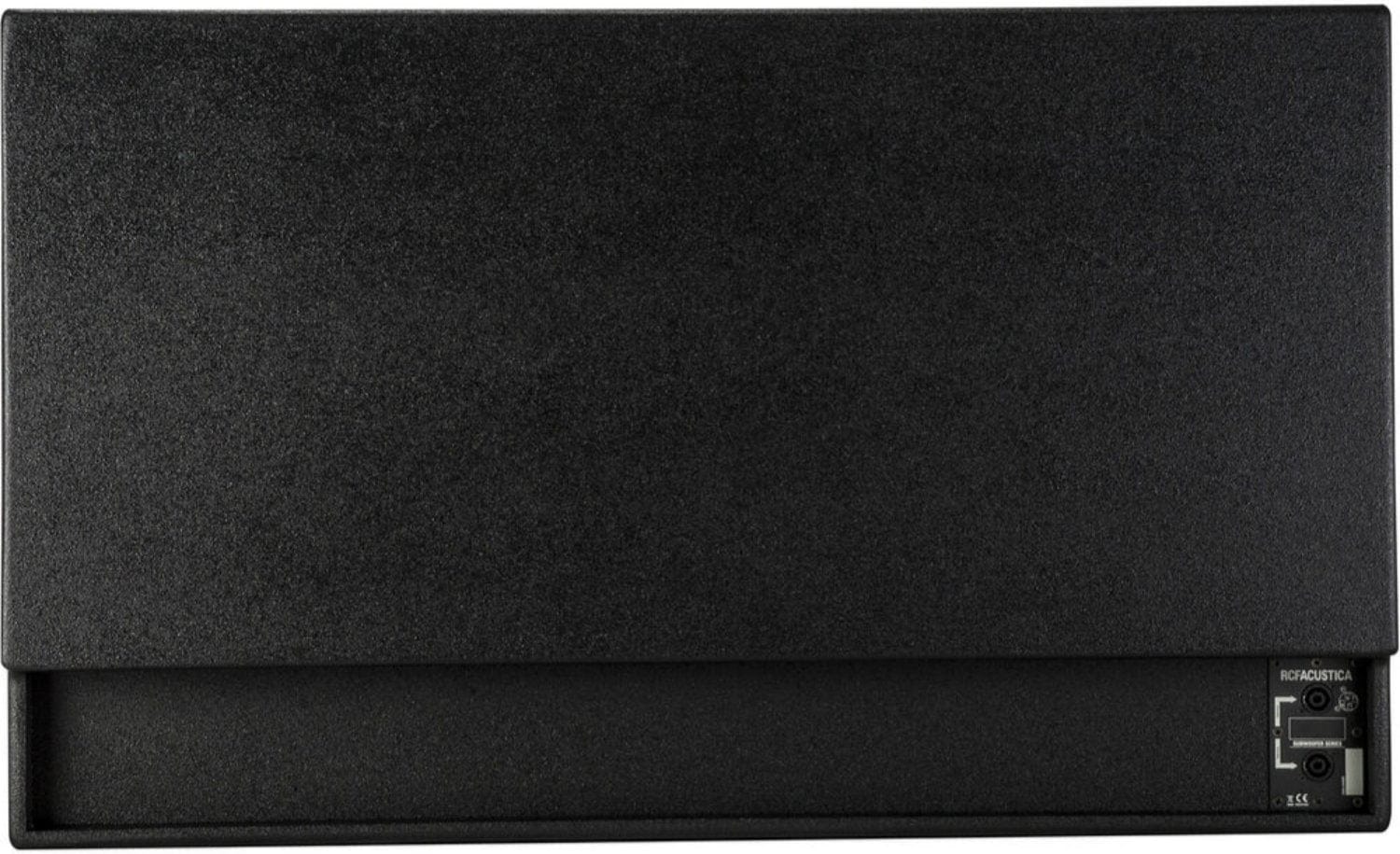 RCF S 8028 II 3000 Watt RMS Dual 18-Inch Passive Bass Reflex Subwoofer - Black