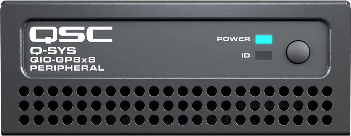Q-SYS QIO-GP8x8: Expand Your Network I/O with Ease