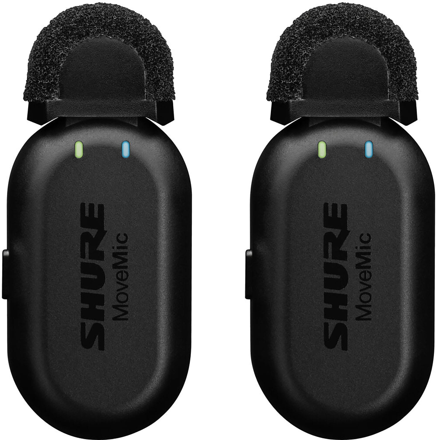 Shure MV-TWO-KIT-Z7 MoveMic Wireless Lavalier Microphone Pair for Phones with Receiver / Charge Case