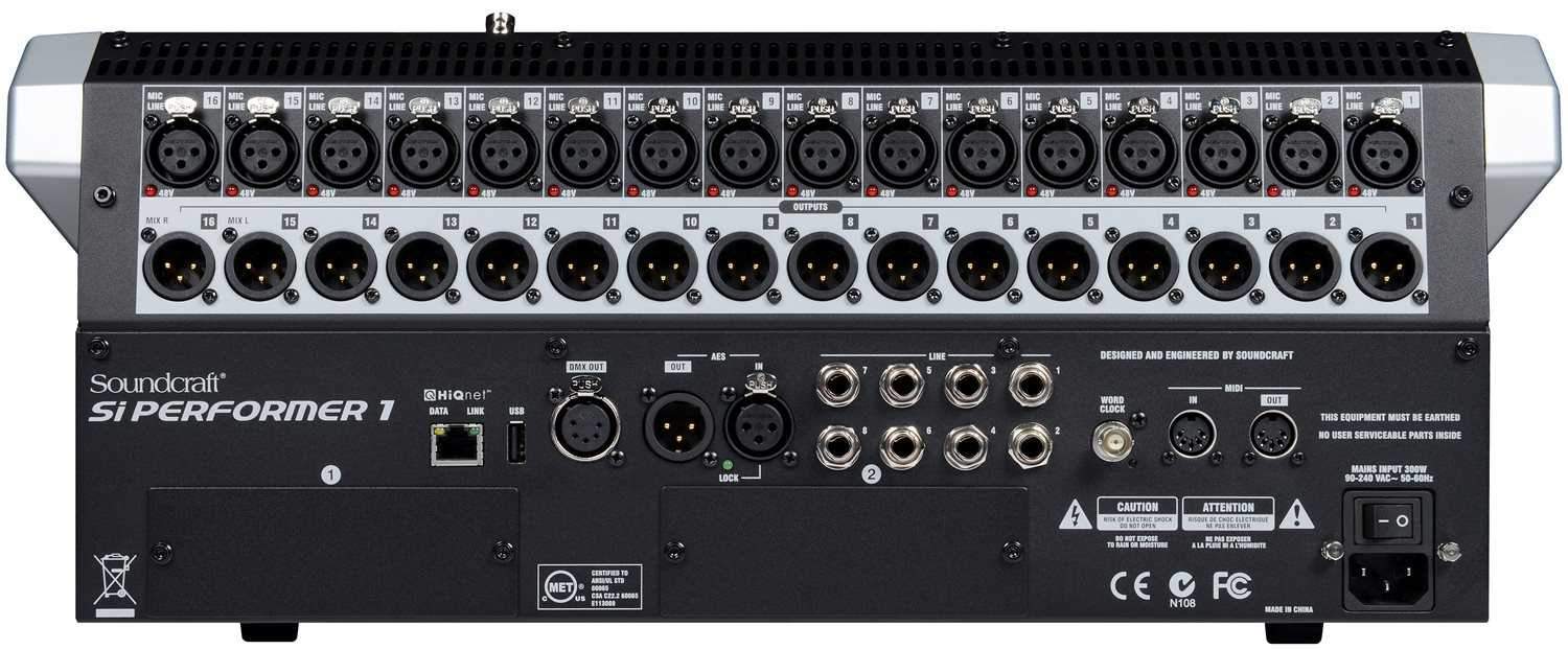Soundcraft Si Performer 1: The Ultimate Digital PA Mixer with DMX Control