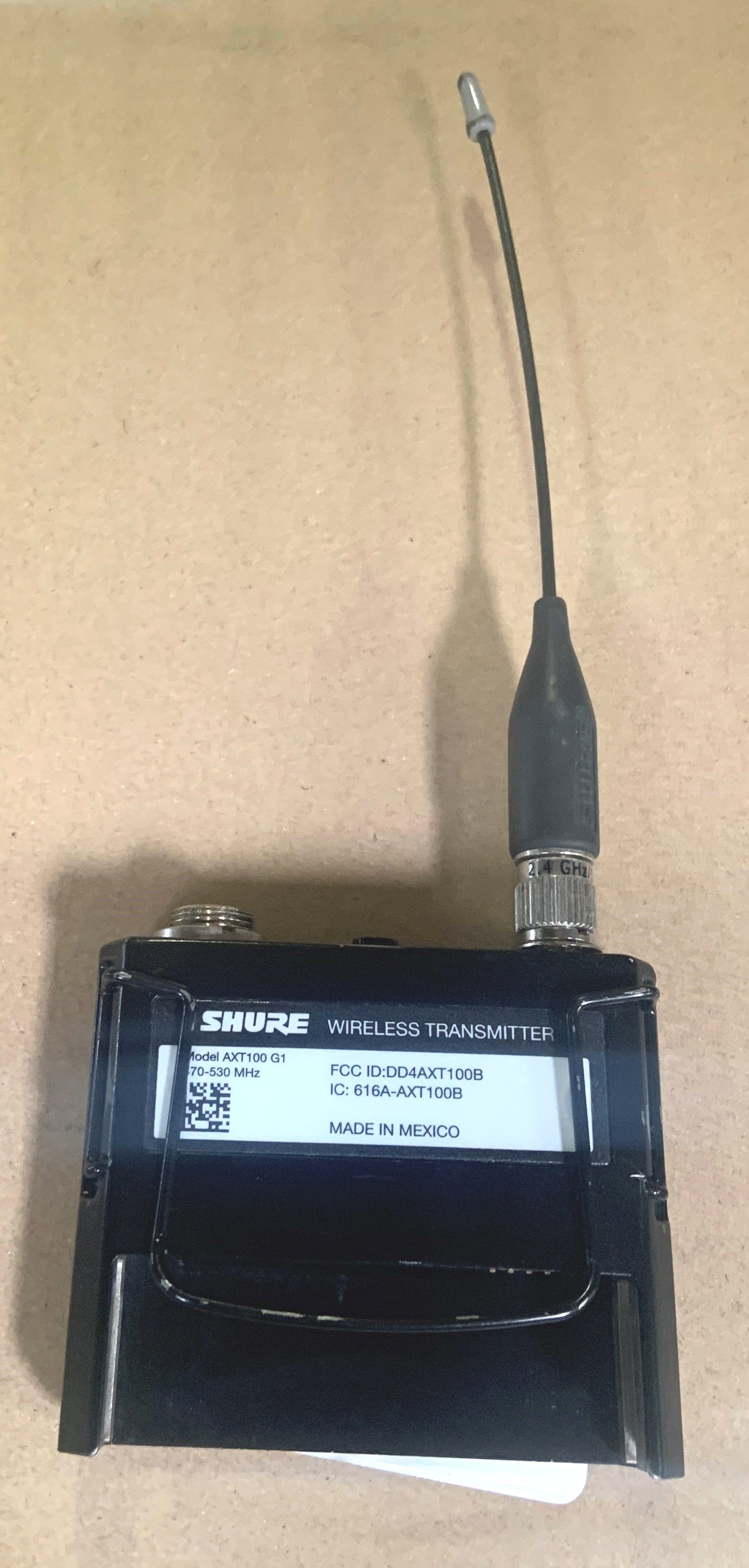 Shure AXT100 G1 Transmitter Belt Pack: Your Ultimate Wireless Audio Solution