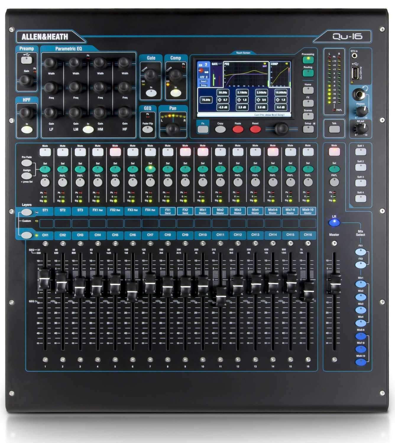 Allen & Heath QU-16 Chrome: The Ultimate 16-Ch Digital Mixer
