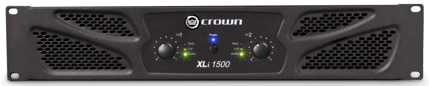 Powerful Crown XLI1500 PA Amplifier - Your Sound Solution