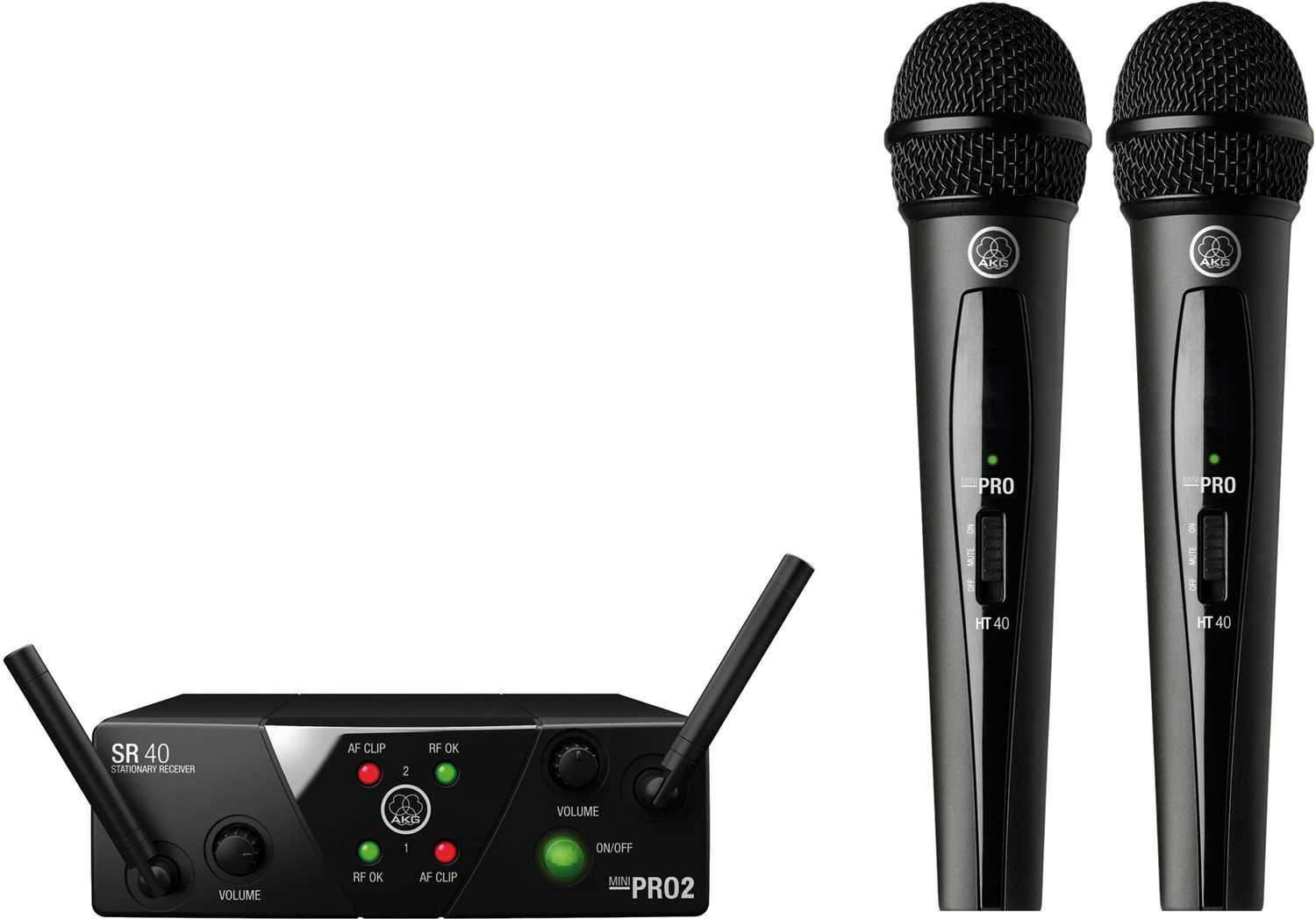 AKG WMS40 Mini2 Dual Wireless Vocal Microphone System - Your Ultimate Sound Solution