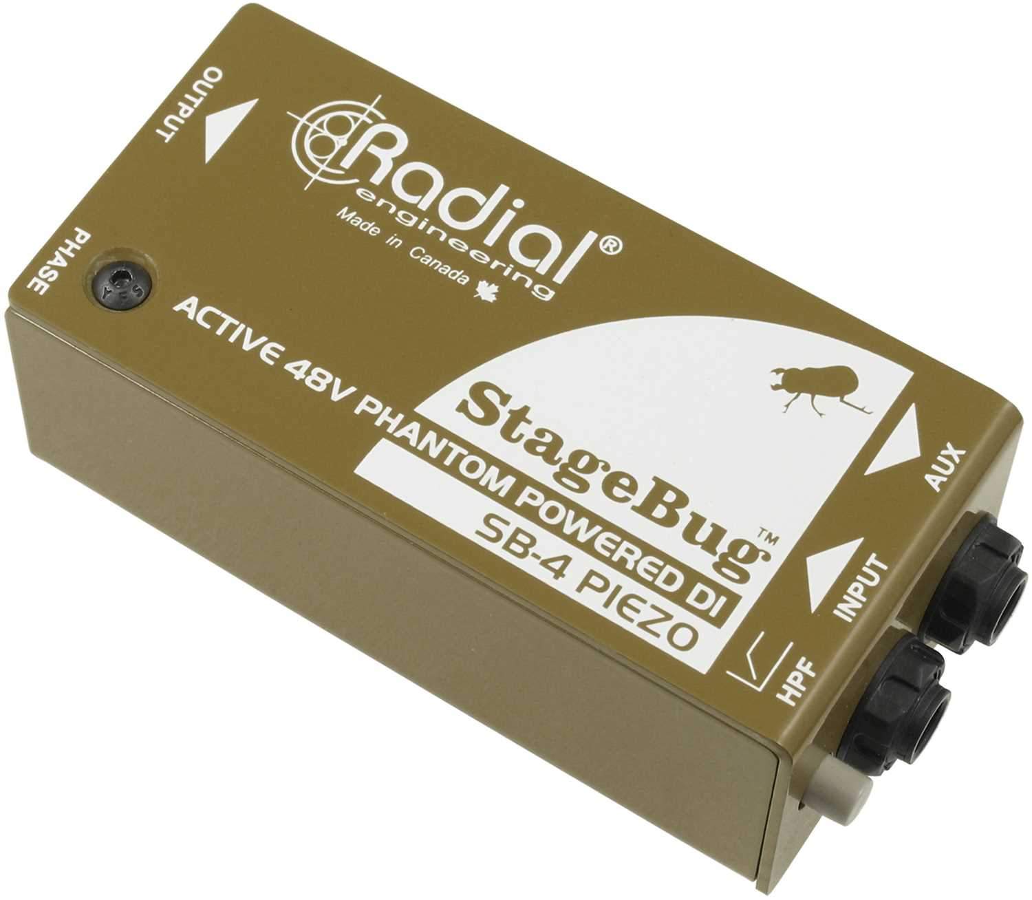 Radial SB-4 Piezo Compact Active DI - Your Ultimate Acoustic Instrument Companion