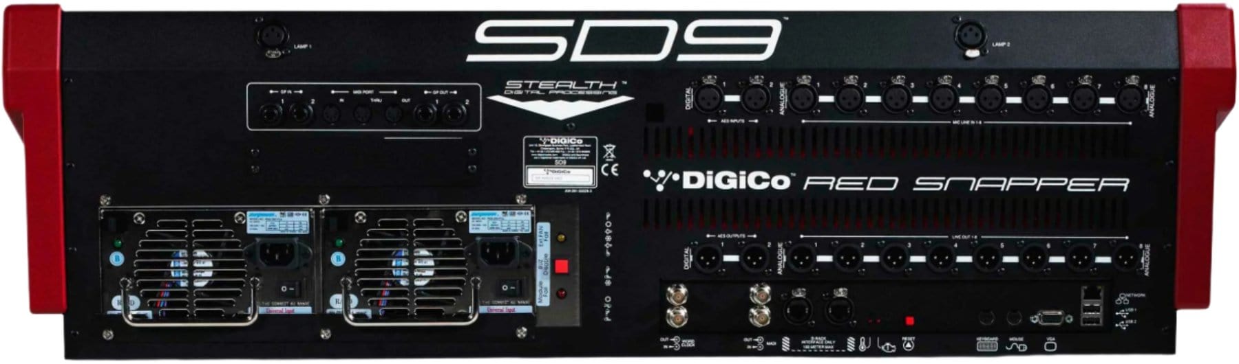 DiGiCo SD9 Digital Mixing Console - All-in-One Connectivity & Performance Powerhouse