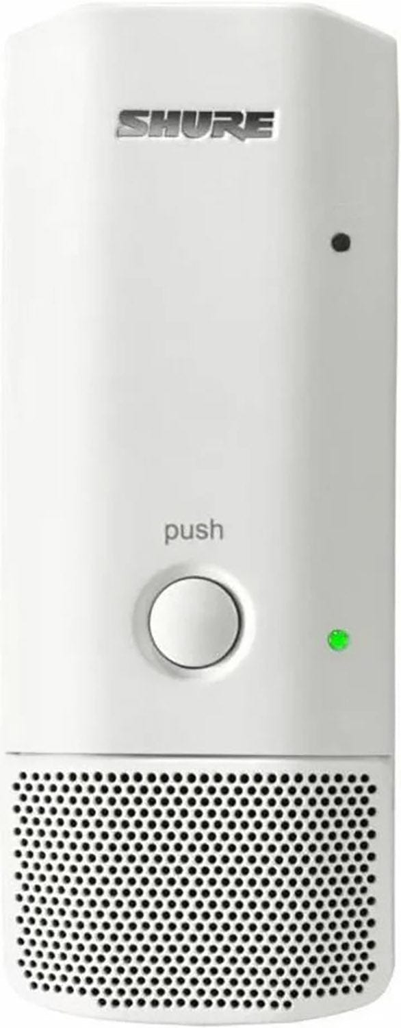 Shure MXW6W/O=-Z10 White Omnidirectional Boundary Transceiver with Z10 Frequency Band