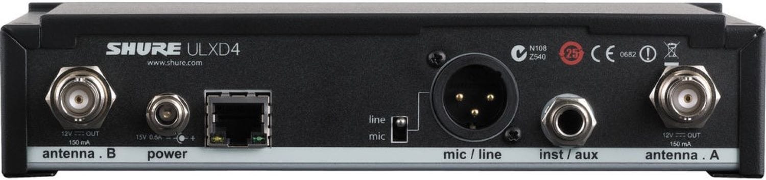 Shure ULXD4 G50 Band Digital Wireless Receiver - Your Ultimate Sound Solution