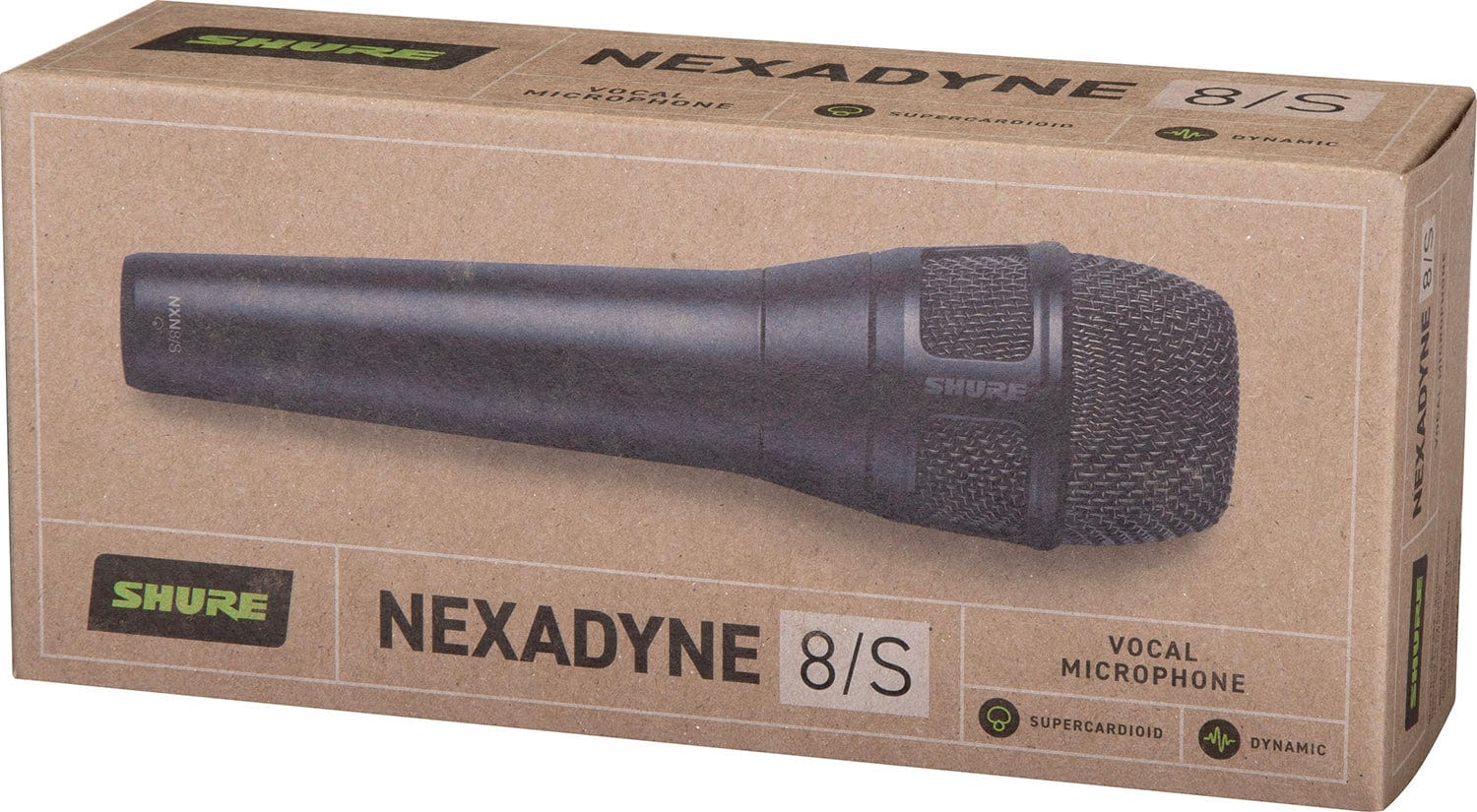 Shure NXN8/S Nexadyne 8/S Supercardioid Handheld Microphone for Stunning Vocal Performances