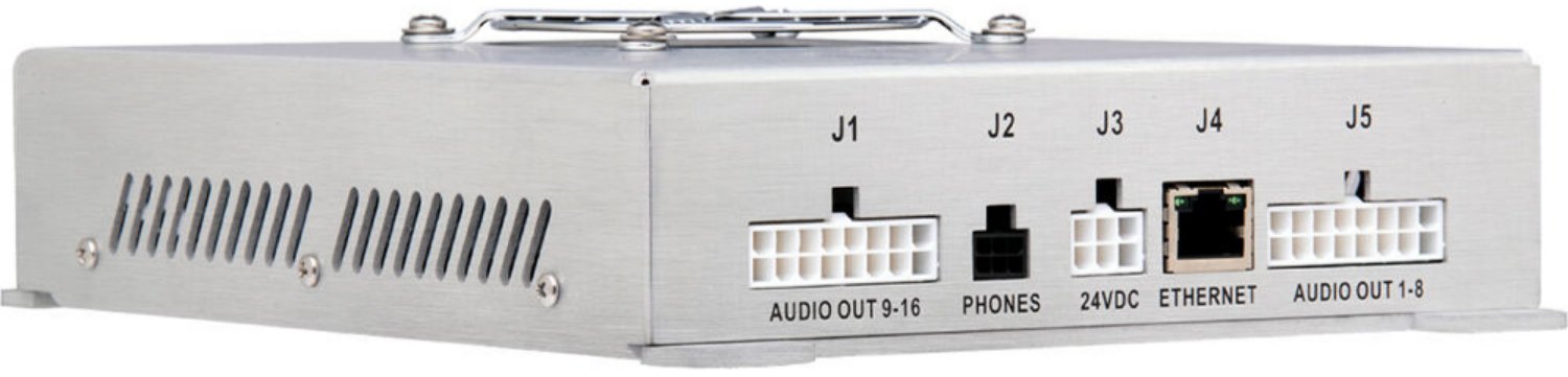 Q-SYS DTH1620 Axon 16-Channel Dante/AES67 Network Amplifier - Your Ultimate Audio Solution for Themed Entertainment