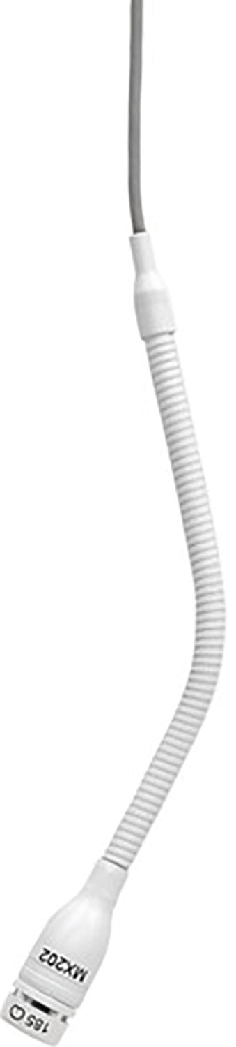 Shure MX202W-A/C Microflex Overhead Cardioid Microphone - Capture Clear Audio Everywhere