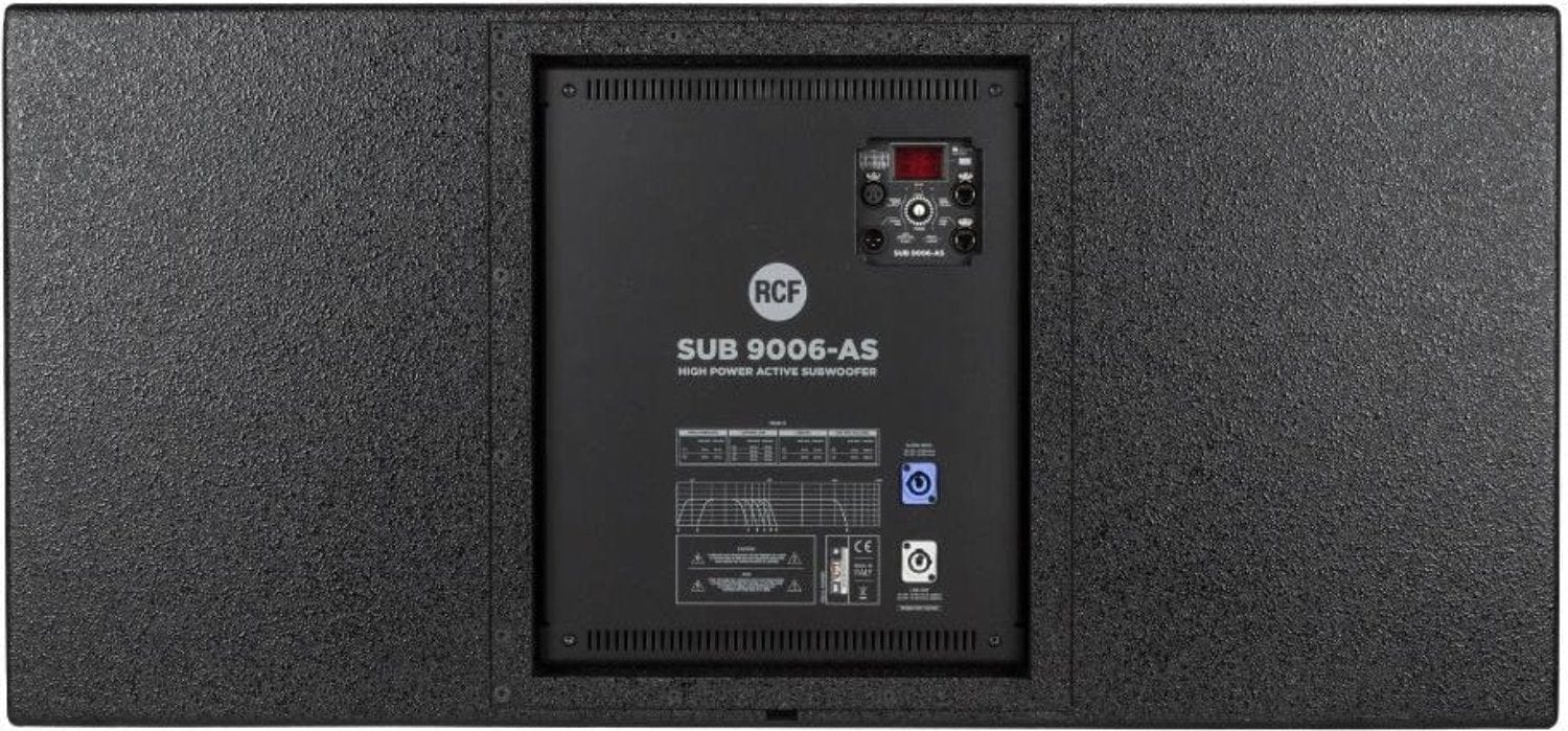 RCF SUB 9006-AS: The Powerhouse Active High - Power Subwoofer