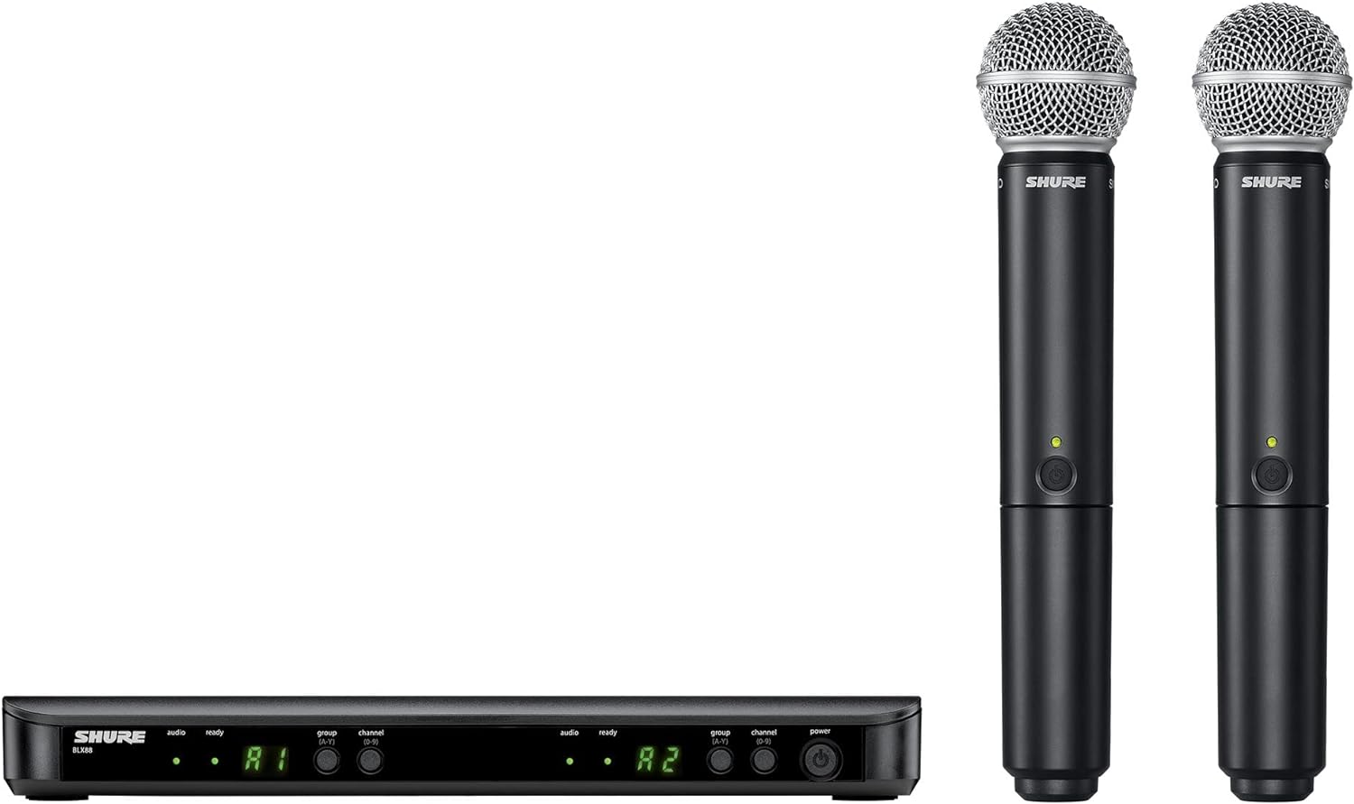 Shure BLX288 Wireless Dual Vocal System - Unleash Your Performance with 2x SM58 in H11 Band