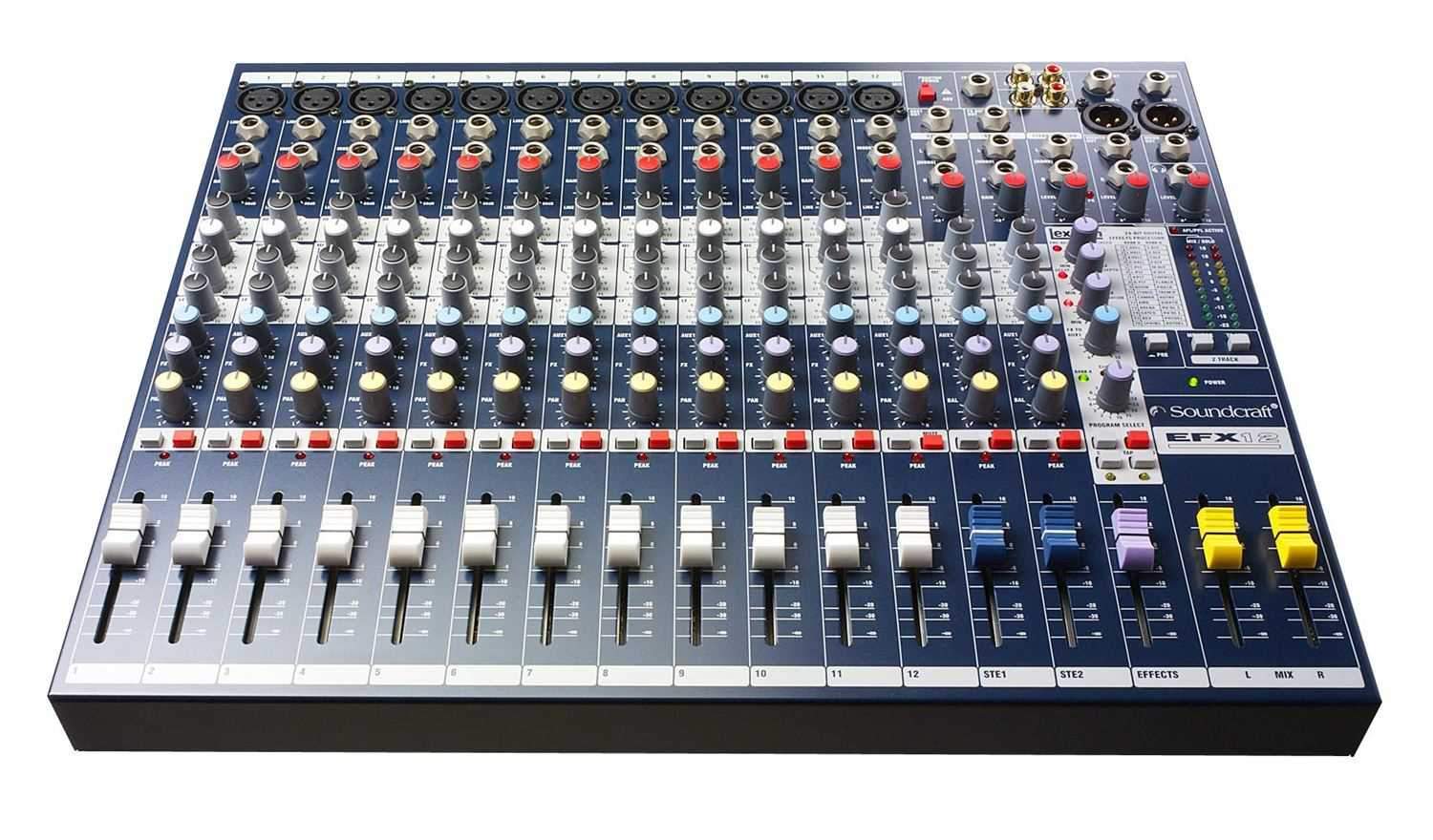 Soundcraft EFX12 Pro 12-Channel Mixer with Stunning FX
