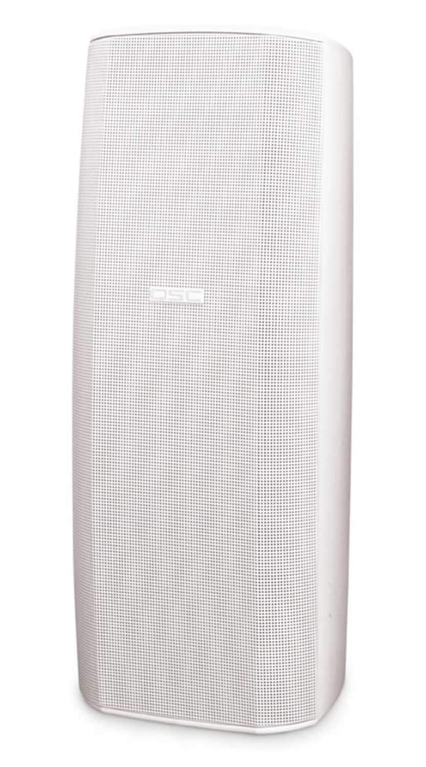 QSC AD-S282H-WH Dual 8-inch Powered Woofers with Compression Driver (White)