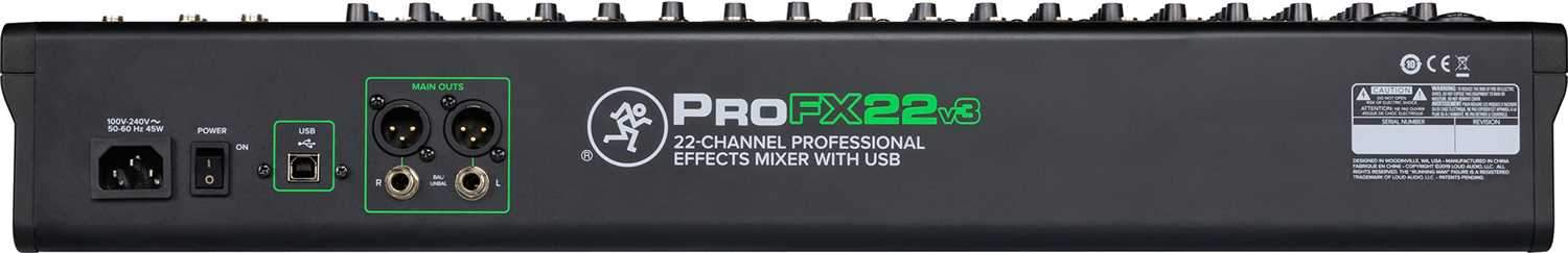 Mackie ProFX22v3: Your All - in - One Audio Solution