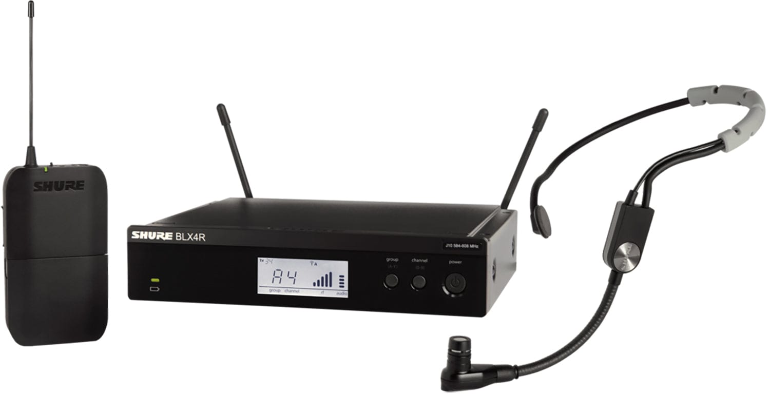 Shure BLX14R Wireless Rack-mount Headset System - Deliver Professional Sound with Ease