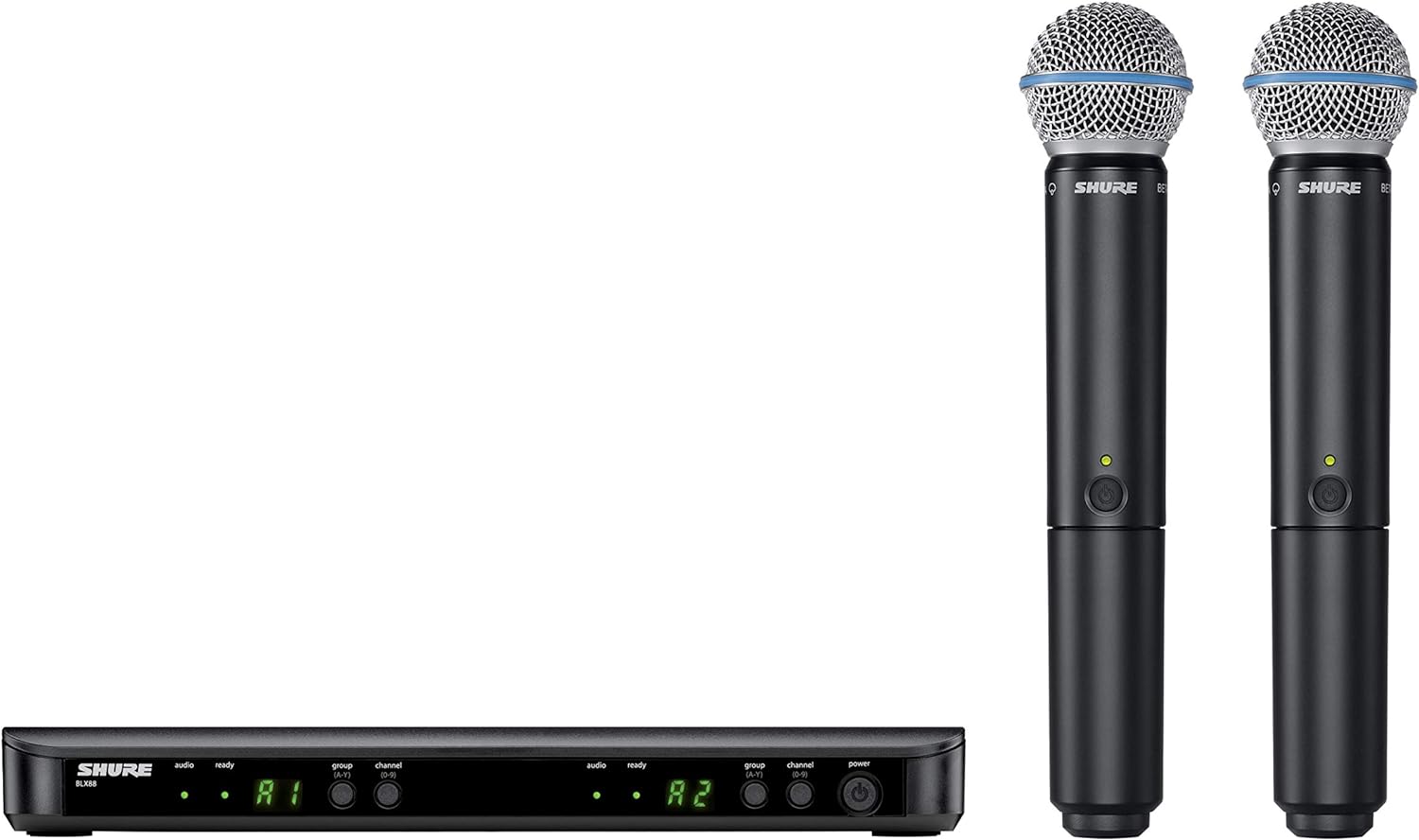 Shure BLX288 Wireless Dual Vocal System with 2x Beta 58A - H9 Band: Unleash Legendary Audio Performance