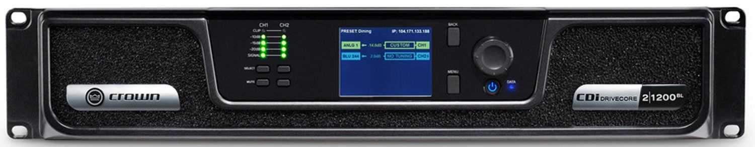 Crown CDi DriveCore 1200W 2-Channel Power Amplifier with BLU Link - Boost Your Sound Experience