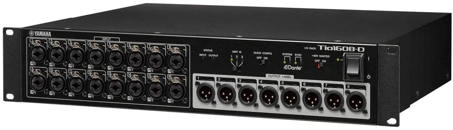 Yamaha Tio1608-D Dante-Enabled Digital Stage Box: Unleash Exceptional Sound