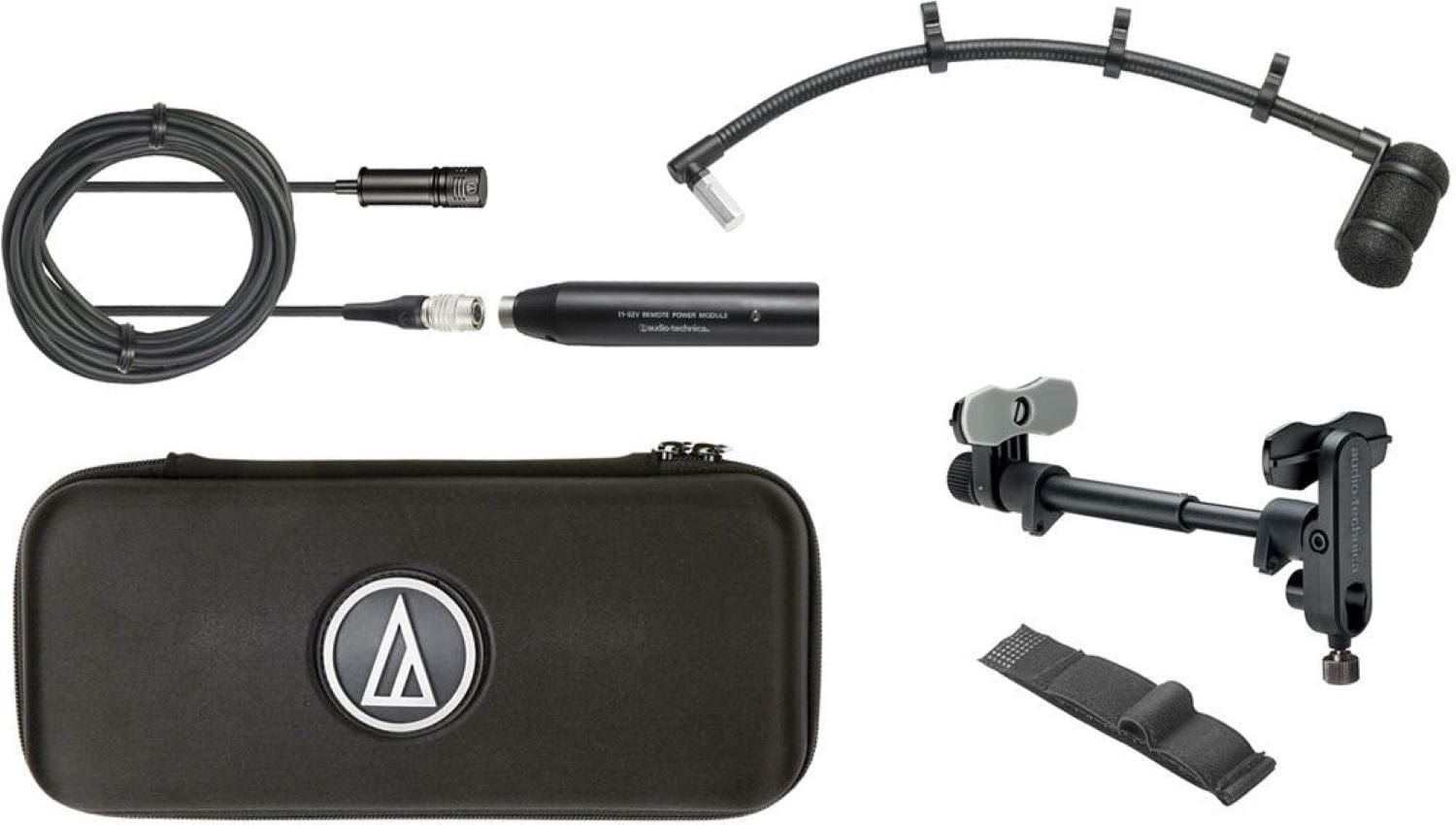 Audio-Technica ATM350GL Guitar-Friendly Instrument Condenser Microphone with 9-Inch Gooseneck