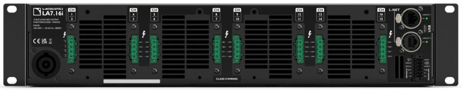L-Acoustics LA7-16I-US: The Ultimate Install Amplified Controller for Stunning Sound