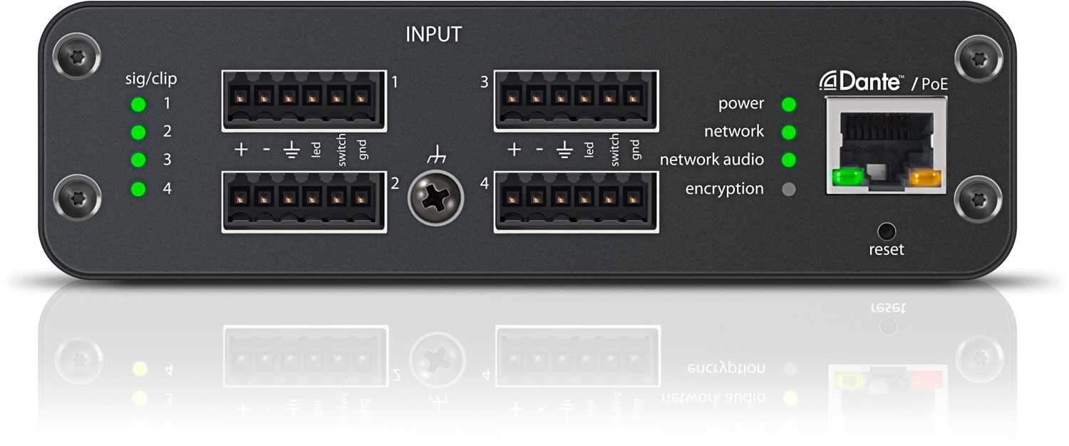Shure ANI4IN-BLOCK: Your Ultimate 4-Input Audio Network Interface