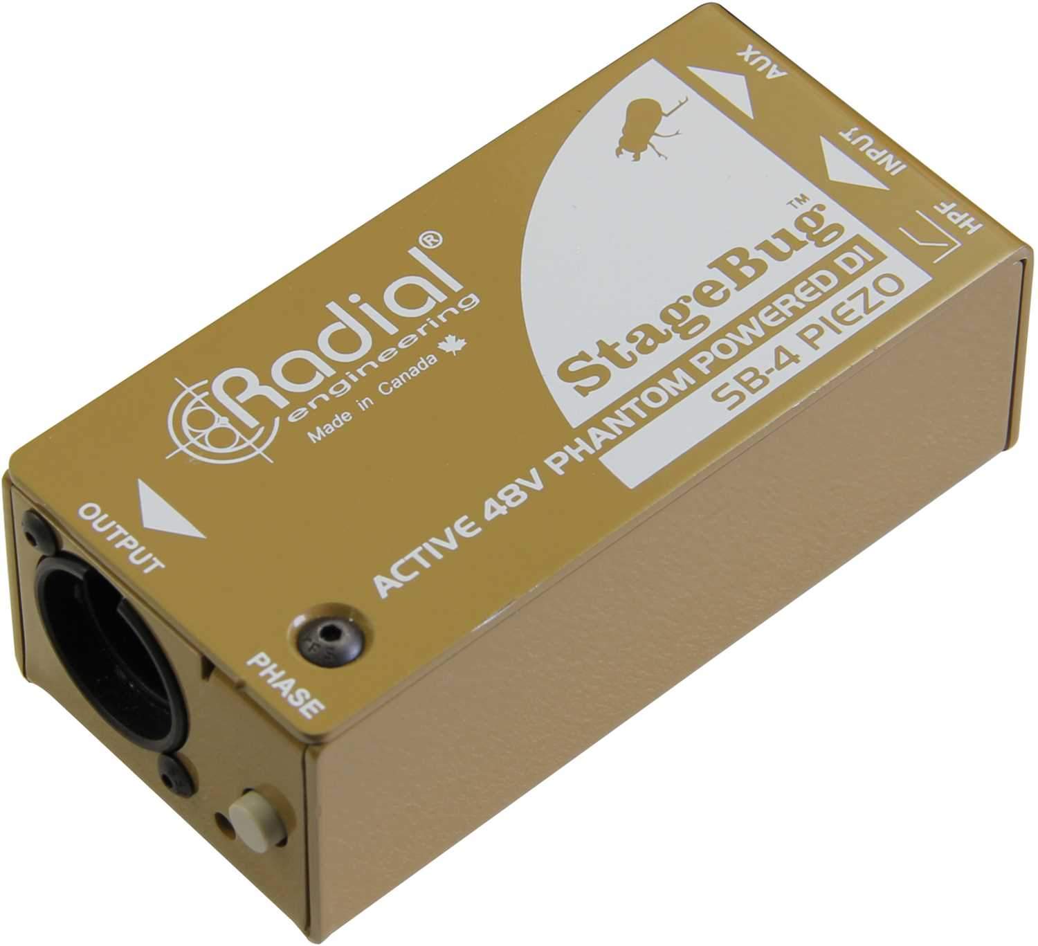 Radial SB-4 Piezo Compact Active DI - Your Ultimate Acoustic Instrument Companion
