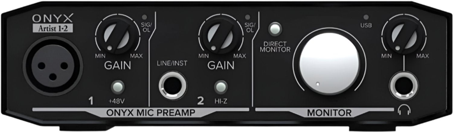 Mackie Onyx Artist 1-2: The Ultimate 2x2 USB Audio Interface for Capturing Exceptional Sound