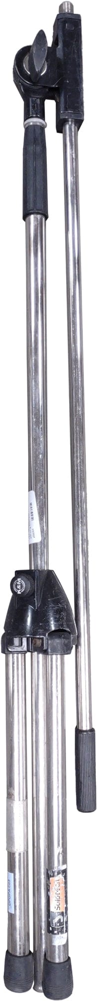 K&M Tall Chrome Microphone Stand with Long Boom - Your Ultimate Recording Companion