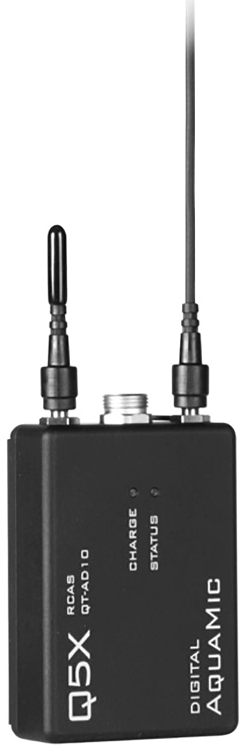 Shure Axient QTAD10A Q5X AquaMic - G57 Band: Crystal Clear Audio, Waterproof Wireless Bodypack