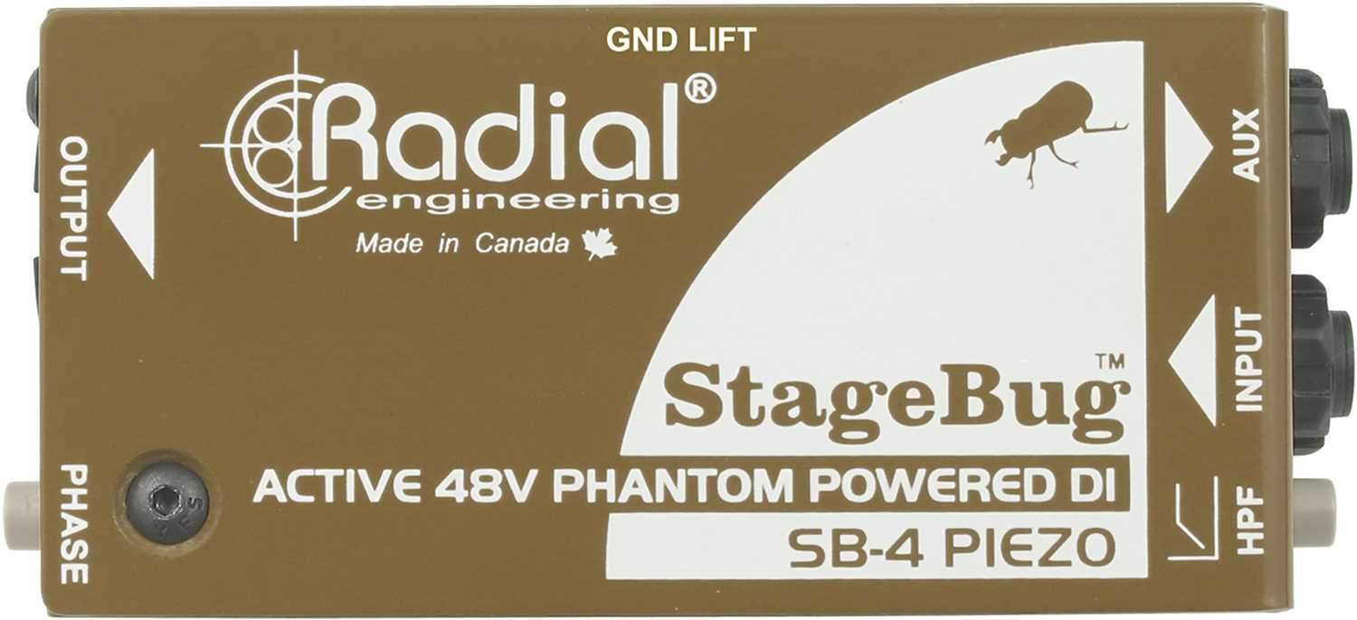 Radial SB-4 Piezo Compact Active DI - Your Ultimate Acoustic Instrument Companion
