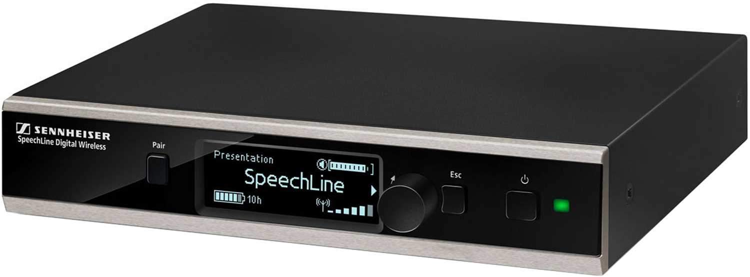 Sennheiser SL DW-4-US R Rackmount Wireless Headmic Set for Crystal-Clear Speech