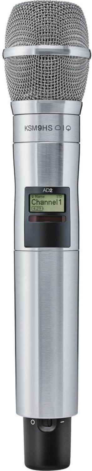 Shure Axient Digital Handheld Transmitter with KSM9HSB Capsule - G57 Band - Nickel: The Ultimate Vocal Performance Companion