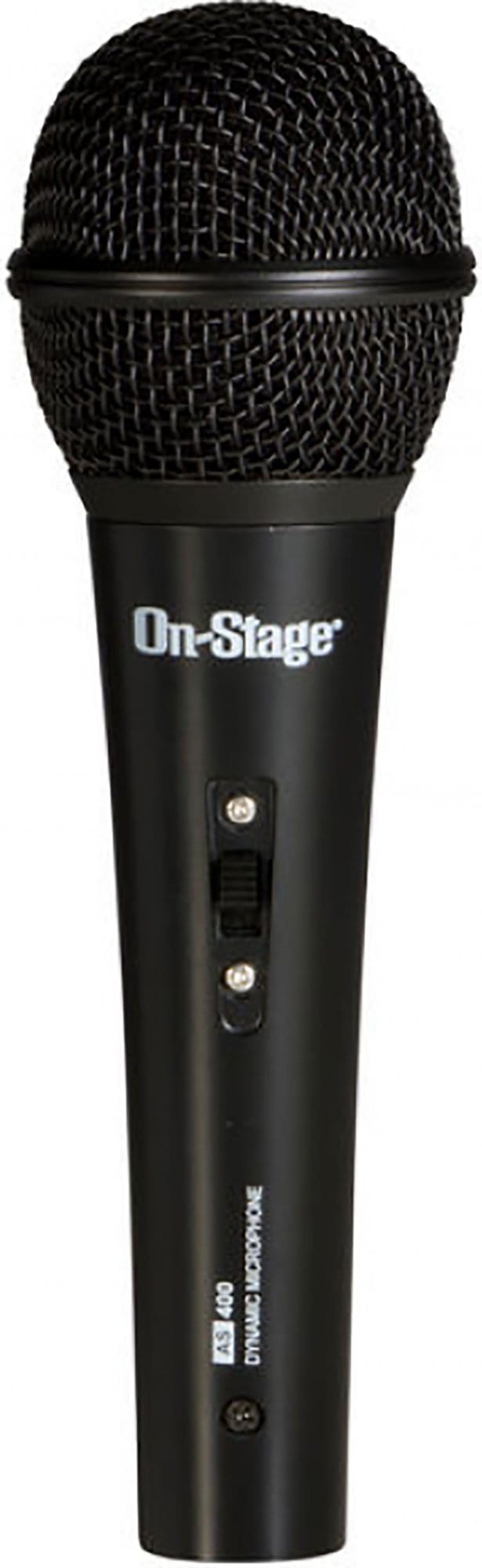 On Stage AS400V2 Dynamic Handheld Microphone - Your Ultimate Vocal and Public Speaking Companion