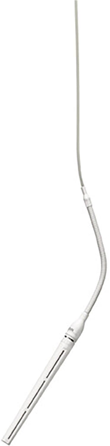 Shure MX202W-A/MS Ultra Compact Overhead Mini-Shotgun Microphone - White