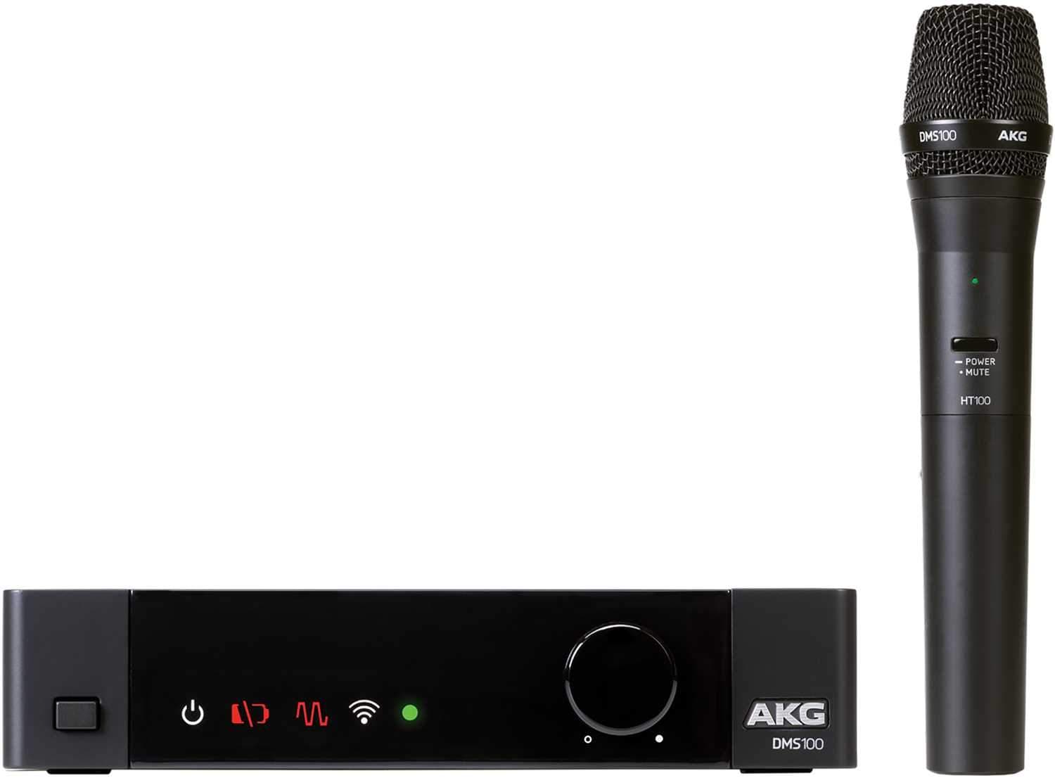AKG DMS100 Digital Wireless Handheld Microphone - Unleash Studio-Quality Sound Everywhere