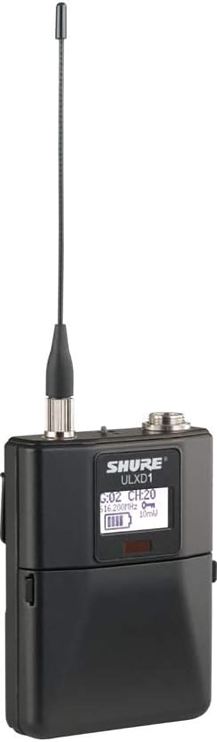 Shure ULXD1 Digital Bodypack Transmitter - J50A Band: Superior Audio for Unmatched Performances