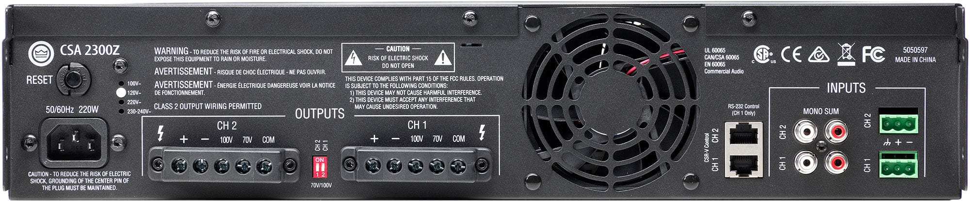 JBL High-Power DriveCore Amplifier - 2x300 Watts