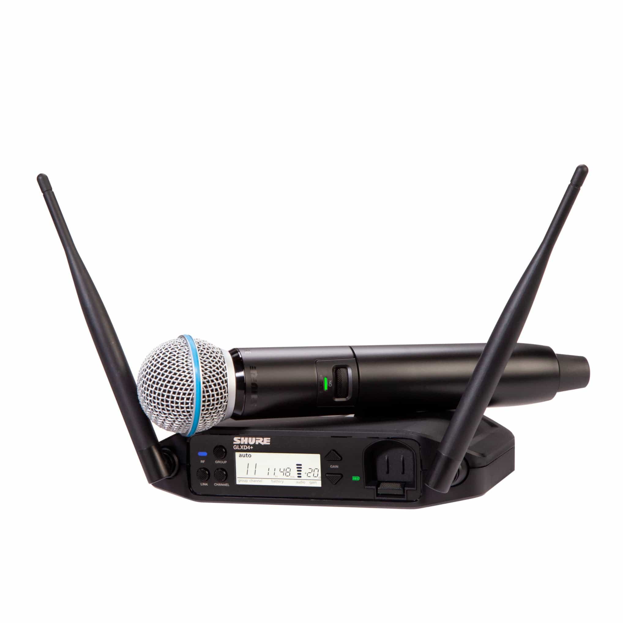 Shure GLXD24 Plus Vocal System with Beta58A Handheld Microphone - Your Ultimate Wireless Vocal Solution
