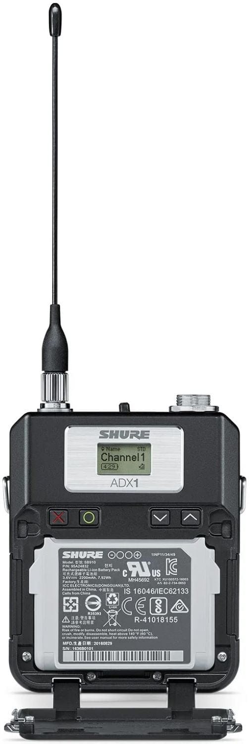 Shure Axient ADX1 G57 Band Bodypack Transmitter - Unleash Exceptional Performance