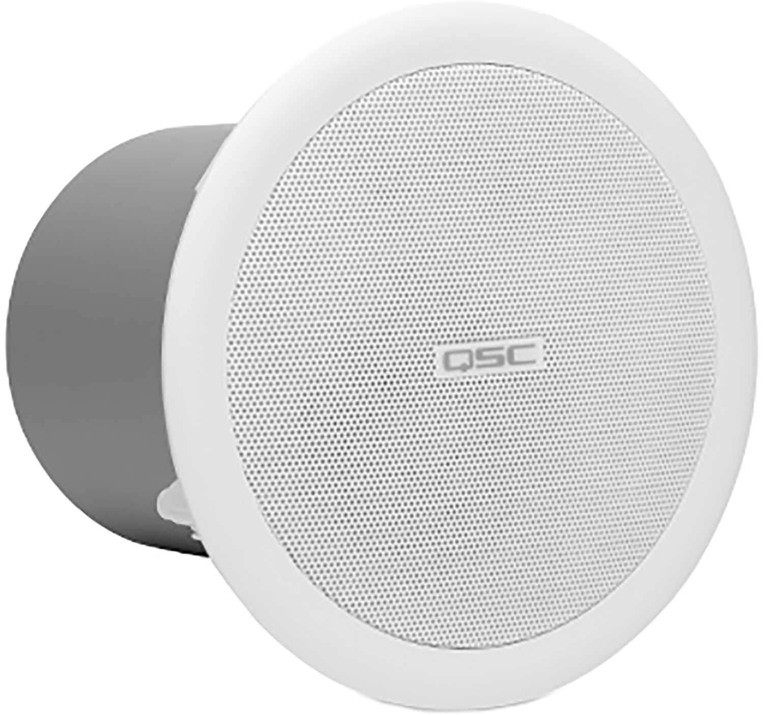 Q-SYS AC-C2T High-Definition 170-Degree Ceiling Speaker for Superior Sound