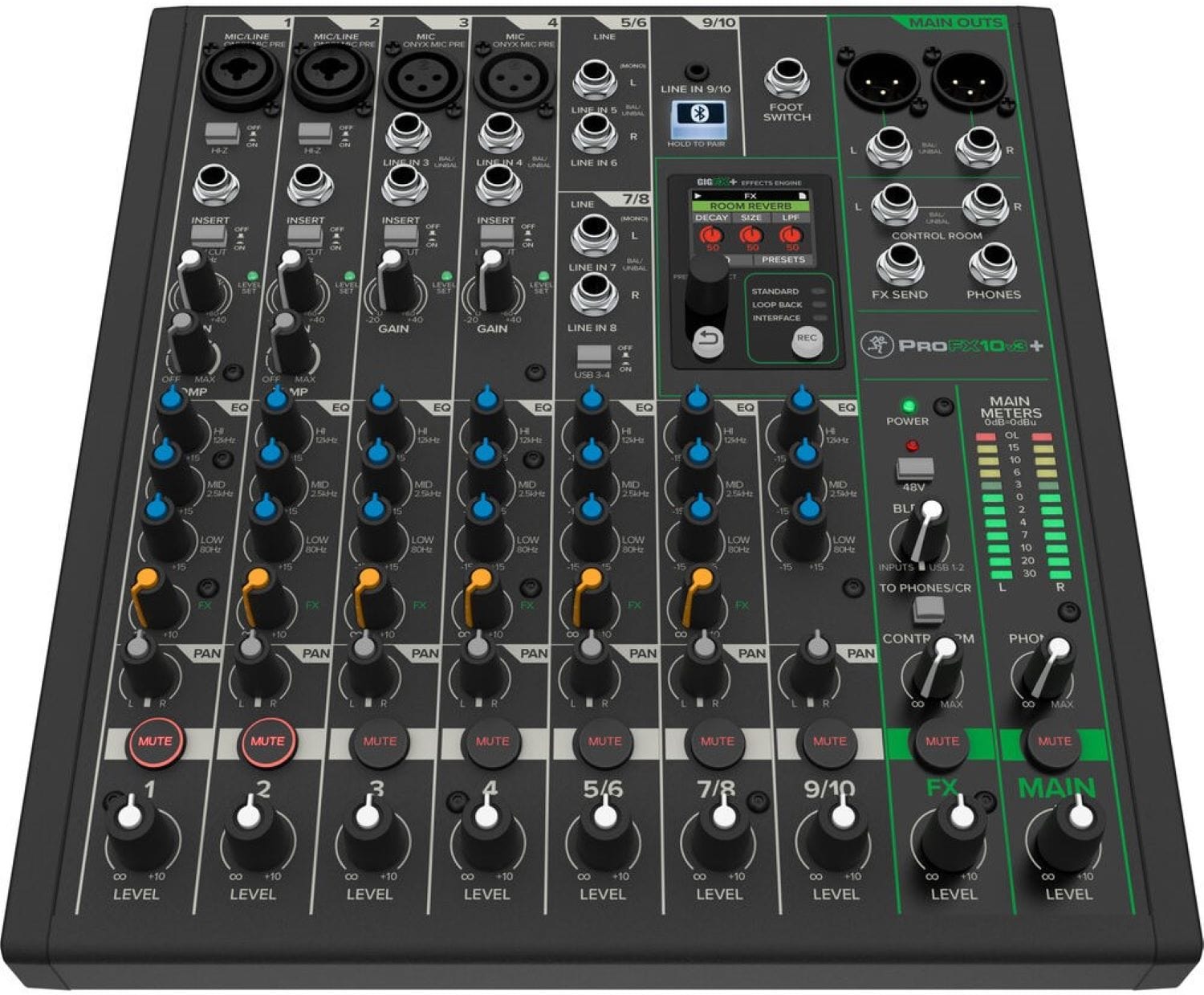 Mackie ProFX10v3+ 10-Channel Analog Mixer - Your Studio's Dream Companion