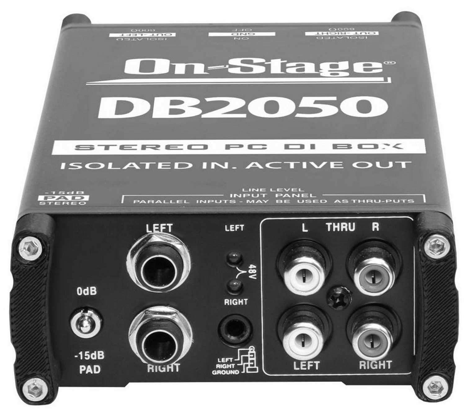 On-Stage DB2050 Active Multimedia Direct Box - Your Audio Signal Solution!